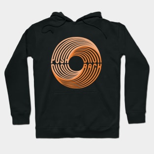 Push Back Swirl Text Hoodie